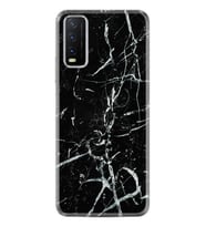 Vivo Y11S Kılıf Desenli Silikon Black Marble 3 1382
