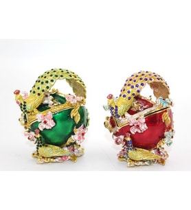 Periboia Swarovski Taşlı Tavuskuşu Kutu (Standart)