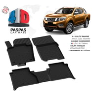 Nissan Navara 4D Araca Özel Havuzlu Kauçuk Paspas 2020 Üzeri (Karışık)