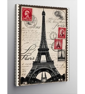 Kanvas Tablo Paris Ve Pul Koleksiyonu