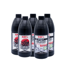 Motosiklet Şampuanı 750 ml 3 Adet +Motosiklet Susuz Temizleme 750 ml 2 Adet ???? 5 Al, 3 Öde!