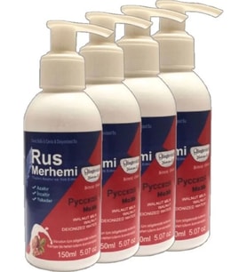 Blue Tüylere 4 Tane x 150 ml Cevizli & Ceviz Sütlü Russ Merhemi