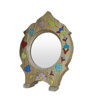 e38 EL İŞÇİLİĞİ EDİRNEKARİ AYNA 18*13 cm - 5803