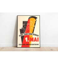 pgzzNM1153 Almanya İşçi Bayramı Afişi Posteri 50x70cm.