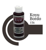Rich Master Akrilik Boya 120 cc. 156 Koyu Bordo 