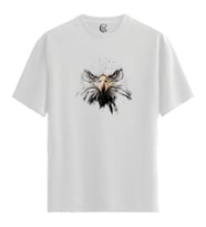 Steel Gaze - %100 Pamuklu Erkek Beyaz Tişört - Premium Quality