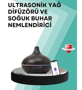 Büyük Su Hazneli Ultrasonik Difüzör ve Oda Nemlendirici