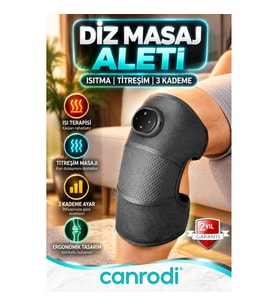 Isıtmalı 3 Kademeli Titreşimli Diz Masaj Cihazı – Ev Tipi Ergonomik Kullanım