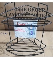 İkili banyo rafı-şampuanlık