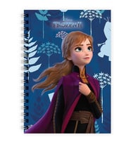 Frozen 80 Yaprak Çizgili A6 Not Defteri Spiralli Orijinal - 3 adet