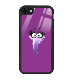 iPhone 8 Purple Tasarımlı Glossy Telefon Kılıfı