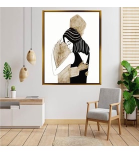 Altın  Çerçeveli tablo ss1001