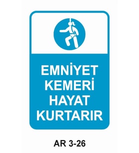 İŞ GÜVENLİĞİ UYARI LEVHASI 1 ADET PVC 21 X 29CM