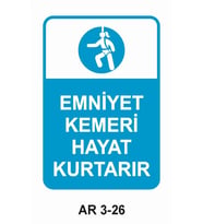 İŞ GÜVENLİĞİ UYARI LEVHASI 1 ADET PVC 21 X 29CM