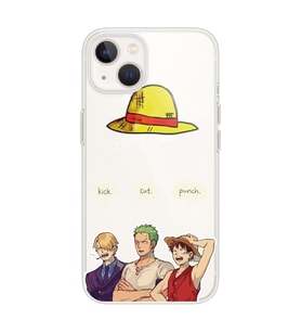 Iphone 15 Plus Uyumlu One Piece Karakterler Tasarımlı Şeffaf Telefon Kılıfı