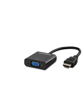 Hdmı To Vga F Çevirici 1080P Siyah HDX2020