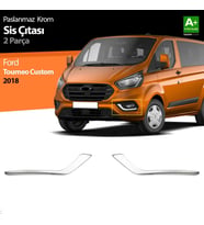 Ford Tourneo Uyumlu Custom Krom Sis Çıtası 2 Parça 2018 Üzeri (Karışık)