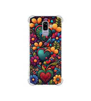 PrintiFy Samsung Galaxy J8 2018 ile Uyumlu Düşlerin Dansı Serisi Çiçeklerin Dansı Tasarımlı Uv Baskılı Köşe Korumalı Antişok Kılıf