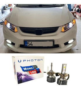 Honda Civic FB7 Led Xenon Uzun Far Ampulü HB3 Mono Yeni Seri Beyaz 2012-2016