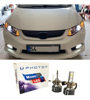 Honda Civic FB7 Led Xenon Uzun Far Ampulü HB3 Mono Yeni Seri Beyaz 2012-2016
