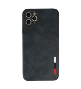 iPhone 11 Pro Max Kılıf Loop Deri Silikon - Lacivert