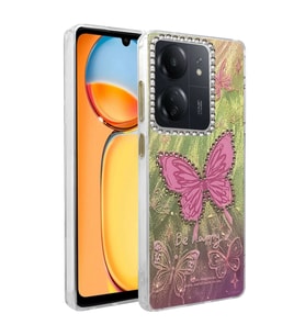 Xiaomi Redmi 13c Kılıf Blade Aynalı Desenli Kapak - Desen 5