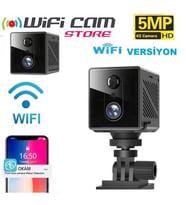 Pır Sensörlü Mikro Şarjlı WIFI Kamera Hayalet Kızılötesi