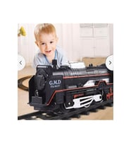 PİLLİ IŞIKLI 13 PARÇA TREN SETİ MEGA SET RAYLI KUTULU HAREKETLİ ÇUF ÇUF TREN