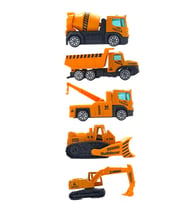 Mini Metal Oyuncak İnşaat ve İş Makinaları ile Şantiyede Heyecan Başlıyor! (Sarı)