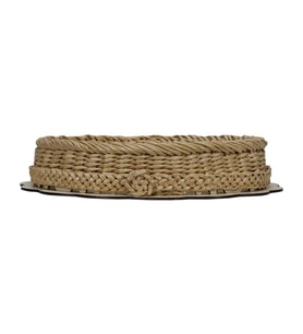 e38 EL İŞÇİLİĞİ KAĞIT İP SEPET ÖRGÜ  26*19 cm - 6177 (Karışık)