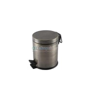 Antik Sarı Bronz Kaplama 5 Lt Pedallı Çöp Kovası