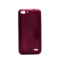 Vodafone Smart 6 Ultra Kılıf Soft Mat Premier Case (Mürdüm)