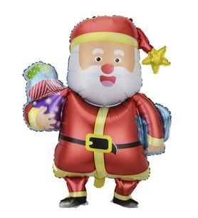 Noel Baba Şekilli Folyo Balon 1 Adet