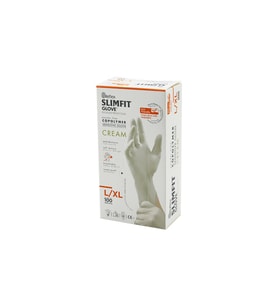 REFLEX SLİMFİT GLOVE KOD-028 L-XL KREM PUDRASIZ MUAYENE ELDİVEN 100LÜ (5680)