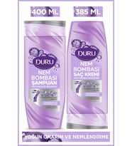 Duru Yıpranmış  Saçlar İçin Yoğun Onarıcı ve Nemlendirici Şampuan 400 Ml ve Saç Kremi 385 Ml