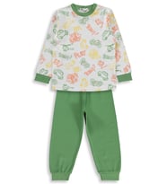 Civil Boys Helikopter Baskılı 2-5 Yaş Pijama Takımı - Yeşil