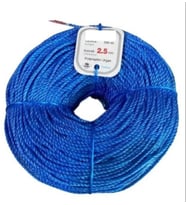 İp-Halat-Ambalaj ipi-Çamaşır İpi-Bayrak-ipi- 200m-2,5mm (Mavi)
