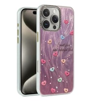 Pilelistore   iPhone 16 Pro Max Kılıf Blade Aynalı Desenli Kapak - Desen 8