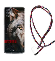 INFINIX Note 11 Pro Note 10 Hot 9 Play Kılıf Boyun Asklı Rasta Silikon Wolf Eyes 1758