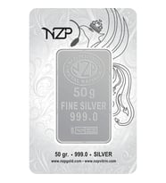 NZP Gold Nizip Külçe Gümüş 50GR