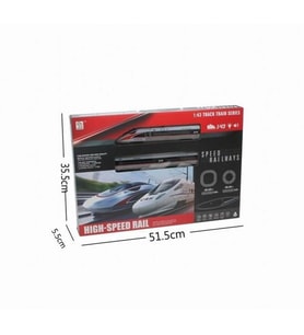 Ctoys Hızlı Tren 1:43 Sesli Işıklı 21 Parça Hızlı Tren 1801A-14 (Çok Renkli)