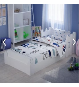 Tuliplife Montessori Karyola Beyaz 90x190 Yatak Uyumlu Oval Kesim Çocuk Yatağı TLP-106