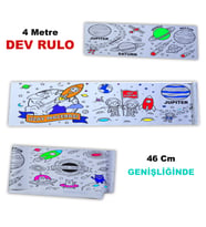 Boyama Kitabı Rulo Dev boy 4 metre Uzay Macerası