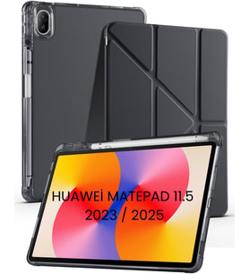 Huawei Matepad 11.5 2025/2023 ile Uyumlu Standlı Kalem Bölmeli Uyku Modlu Akıllı Tablet Kılıf Kapak