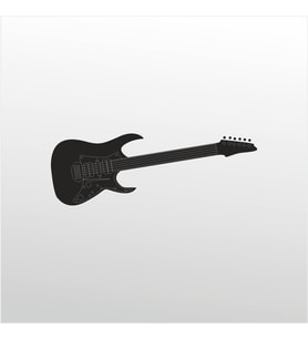 Folyo Sticker Elektro Gitar 20cm uzunluk (Karışık)