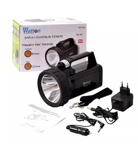 30W Güçlü LED Fener Yüksek Parlaklık Güvenlik Kullanımı WT-401