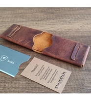Sumerian Deri Kartlık Taba (RFID Kart Koruma Hediye)