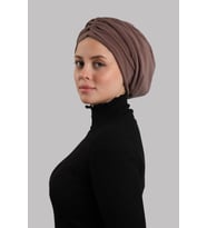 Vizon Drapeli Salaş Tesettür Bone Sandy Büzgülü 2315_10