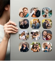 Kişiye Özel Ahşap Fotoğraflı UV Baskılı Magnet