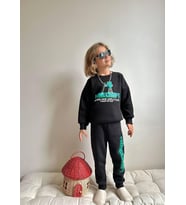 ERKEK ÇOCUK MİNECRAFT MODELLİ 3 İPLİK ŞARDONLU EŞOFMAN TAKIMI (Siyah)
